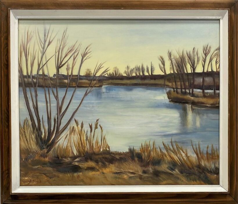 P. Fára Janka (1926-1977): Vízpart - Image 2