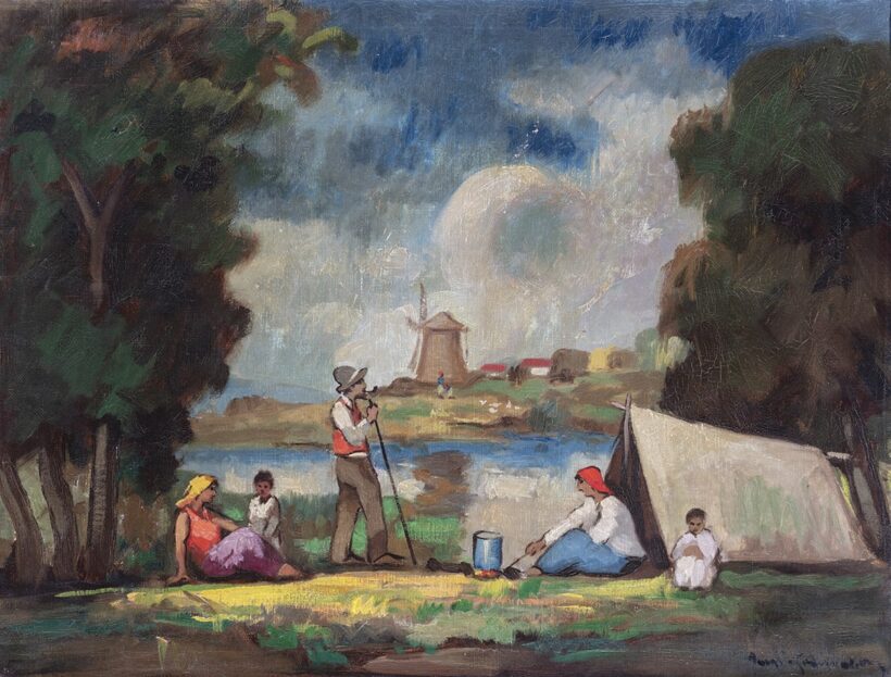 Iványi-Grünwald Béla műhelye: Táborozók