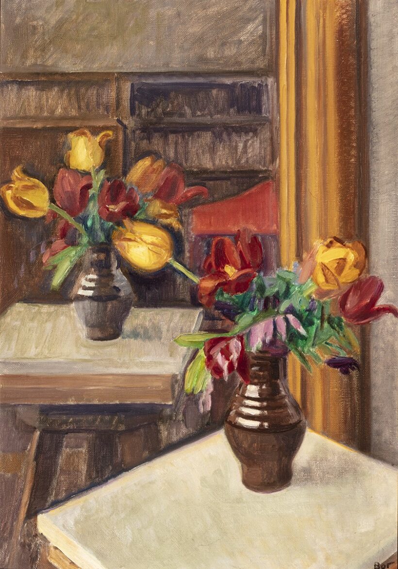 Bor Pál: Tulipános csendélet