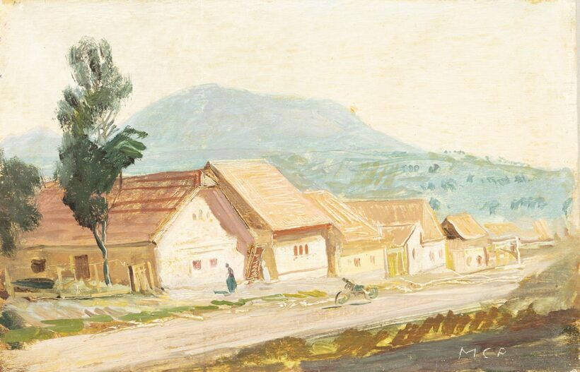 Molnár C. Pál: Egri utcarészlet, 1957