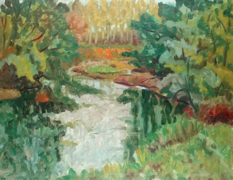 Weisz Zsuzsanna (1925 - 2017): Rábakanyar, 1977