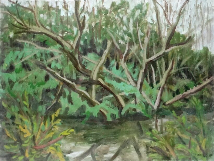 Weisz Zsuzsanna (1925 - 2017): Pataknál, 1988