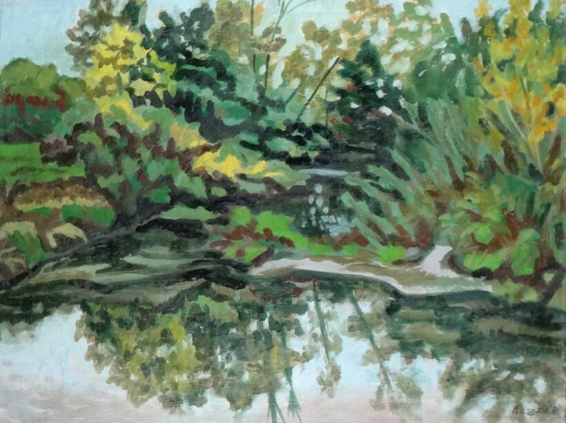 Weisz Zsuzsanna (1925 - 2017): Régi Soroknál, 1987