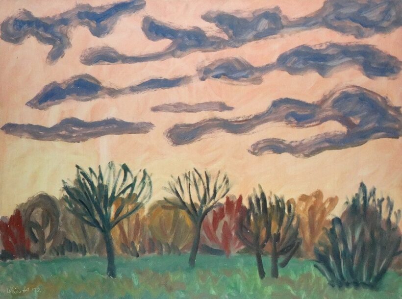 Weisz Zsuzsanna (1925 - 2017): Naplemente, 1972.