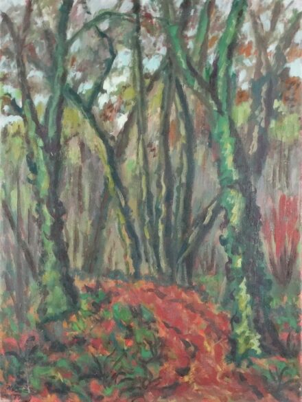 Weisz Zsuzsanna (1925 - 2017): Őszi erdő, 1979.
