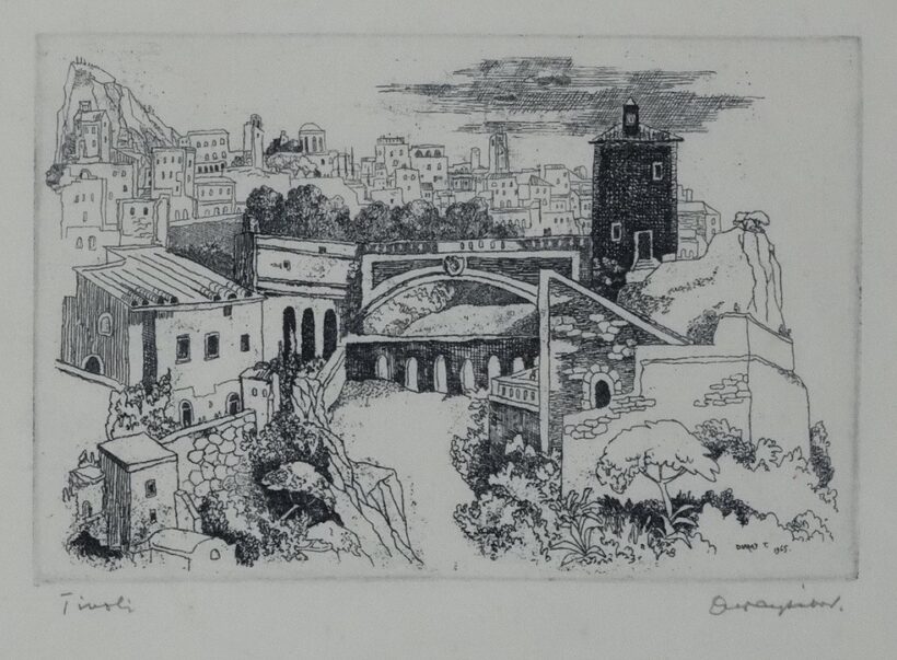 Duray Tibor (1912-1988): Tivoli, 1965