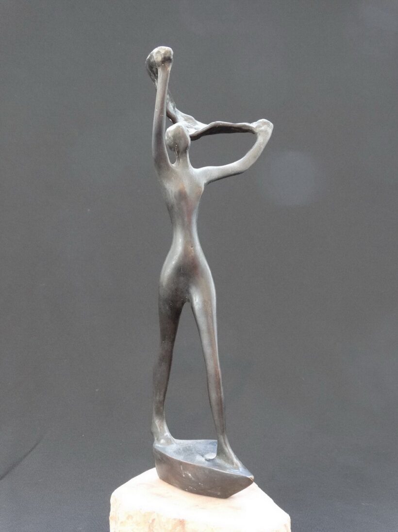 Borsos Miklós (1906-1990): Balatoni szél, 1958 - Image 2