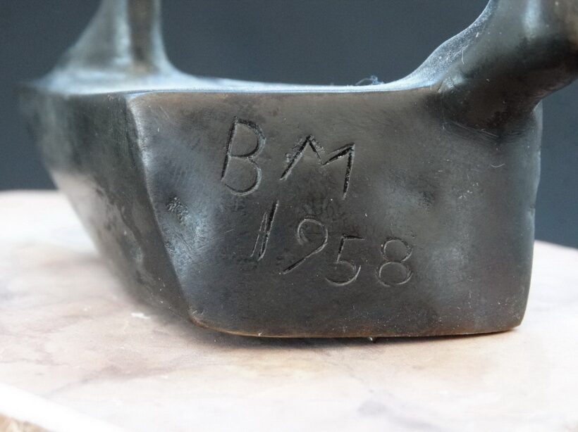 Borsos Miklós (1906-1990): Balatoni szél, 1958 - Image 3