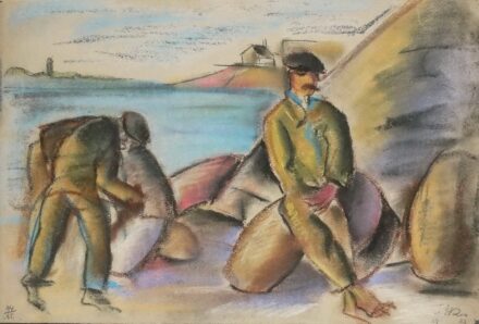 Csabai Ékes Lajos (1896-1944): Rakodómunkások, 1923