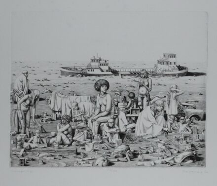 Rékassy Csaba (1937-1989): Camping 26/100, 1980