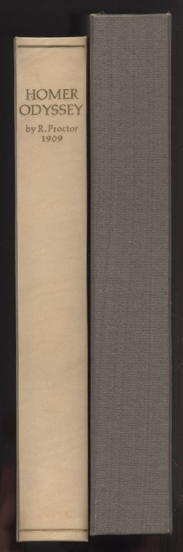 Bibliofilia. (Homérosz) Homer Bibliofilia. (Homérosz) Homer: Odissey. (Odysseia.) Oxford, printed in the Greek types designed by R. Proctor.