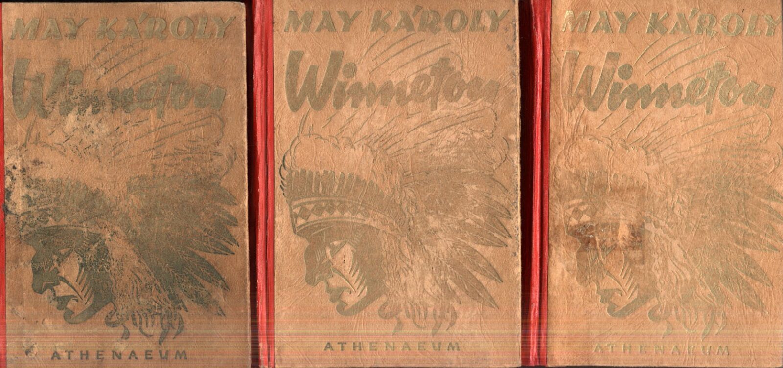 Gyermek- és ifjúsági művek. May Károly Gyermek- és ifjúsági művek. May Károly: Winnetou. Ford. Kosáryné Réz Lola. Fáy Dezső rajzaival. Második teljes kiadás. 1-3. kötet.