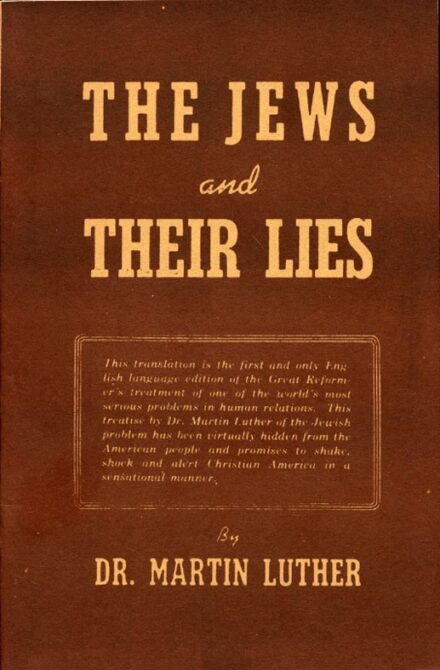 Judaika. Luther, Martin Judaika. Luther, Martin: The jews and their lies.