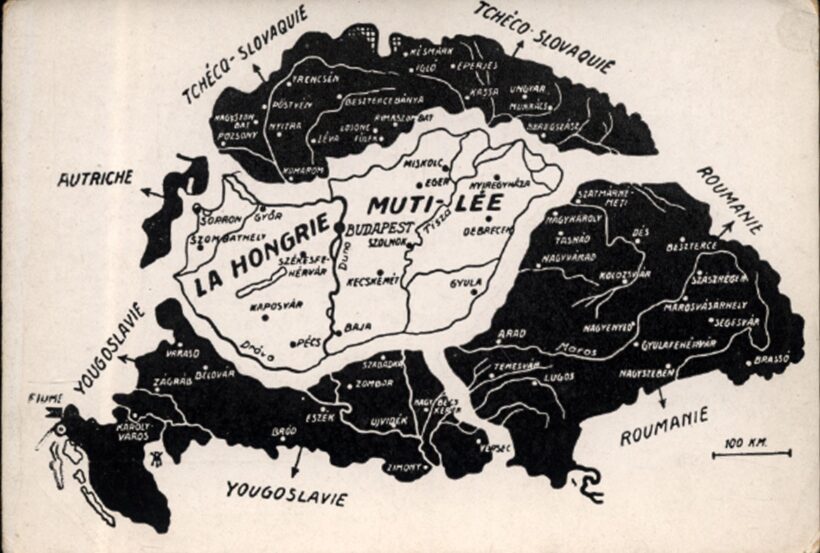 La Hongrie mutilée. A megcsonkított Magyarország.  La Hongrie mutilée. A megcsonkított Magyarország. Kiadja a Magyar Nemzeti Szövetség.
