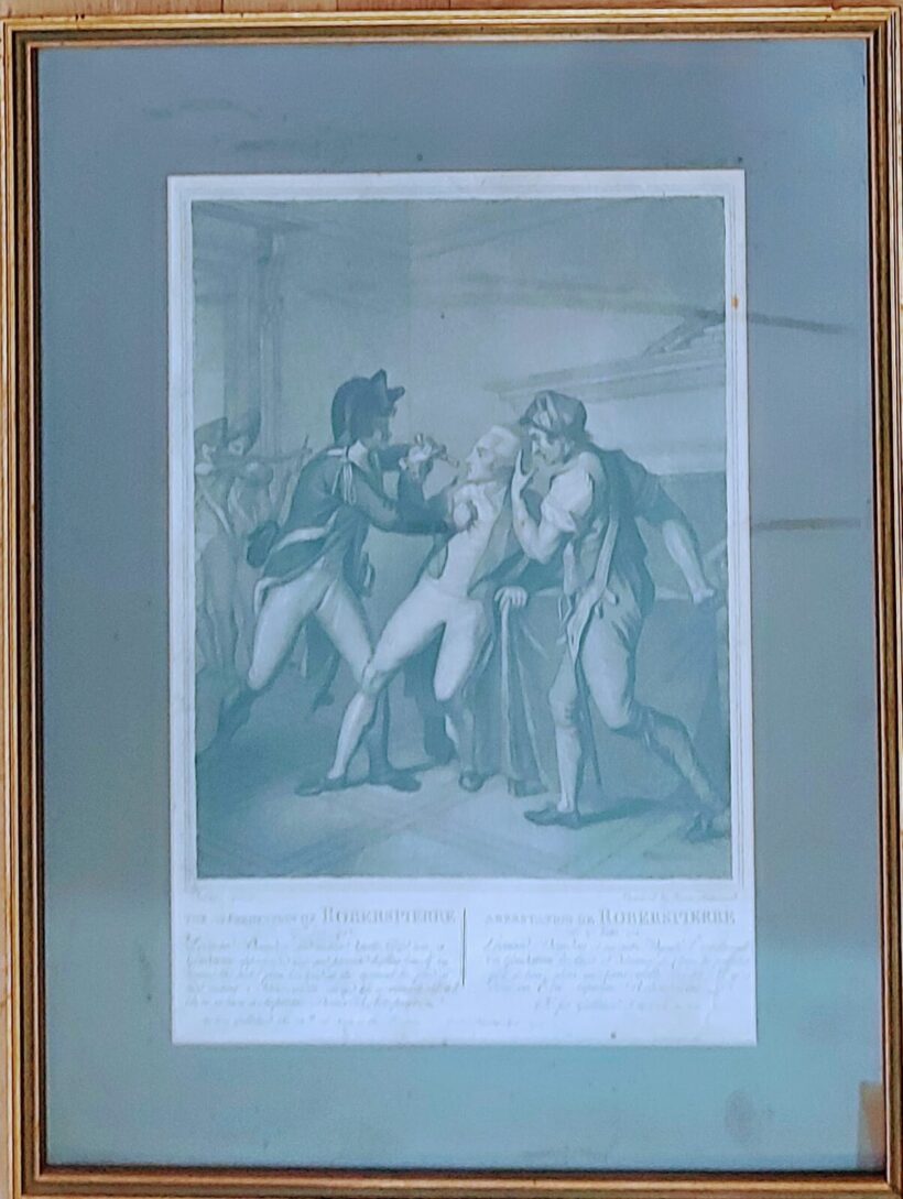 Robespierre letartóztatása.  Robespierre letartóztatása. The apprehension of Robespierre 27th July 1794.
