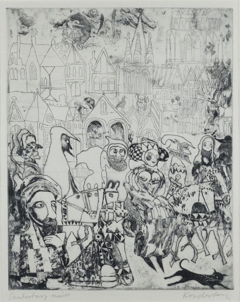 Kondor Lajos (1926-2006): Canterbury mesék