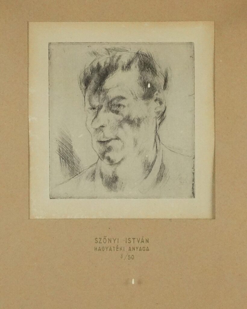 Szőnyi István (1894-1960): Önarckép - Image 2