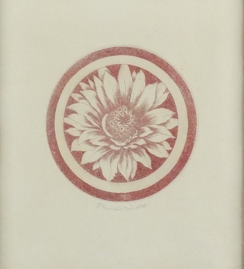 Ábrahám Rafael (1929 - 2014): Virágok I.-II., 1978 - Image 2