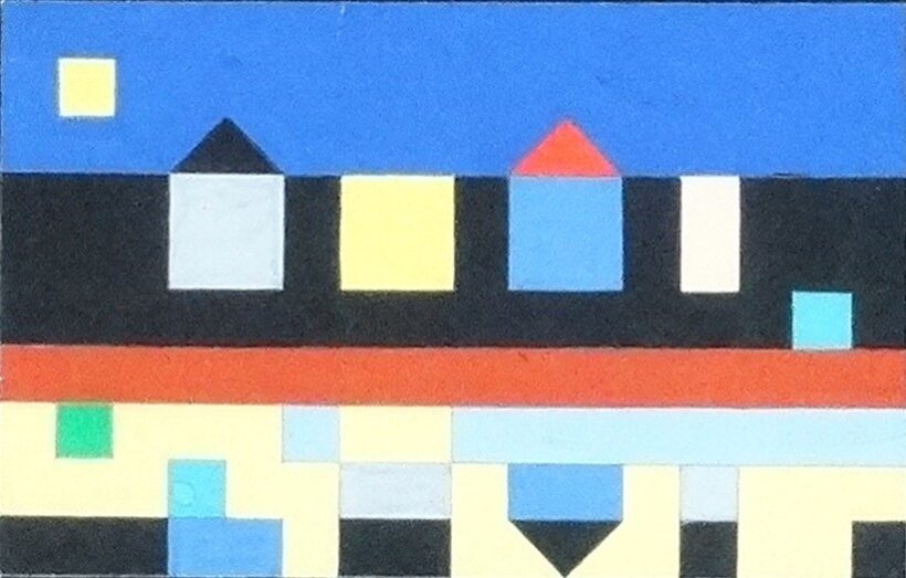 Gyarmathy Tihamér (1915 - 2005): Térgeometriai tanulmány, a Művész hagyatékából      ányok 5-6 - Image 2