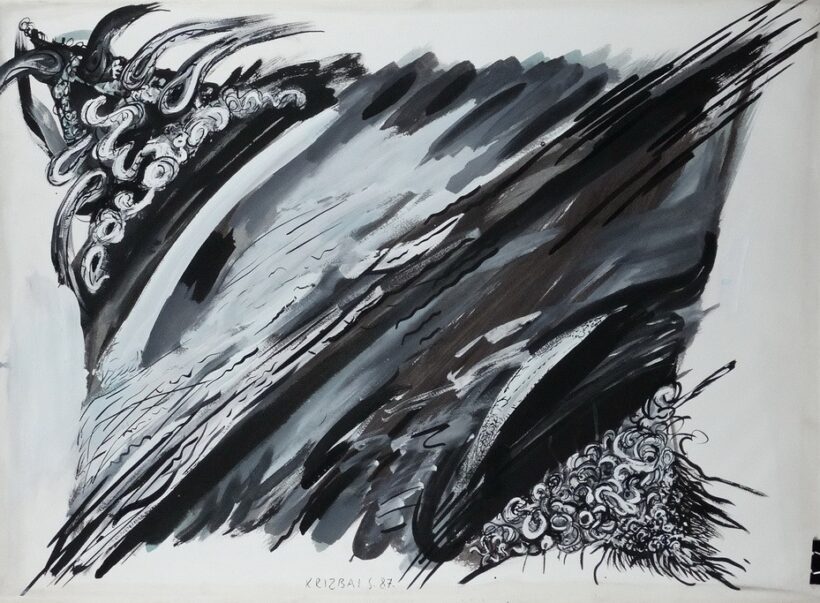 Krizbai Alex (1949): Cím nélkül, 1987