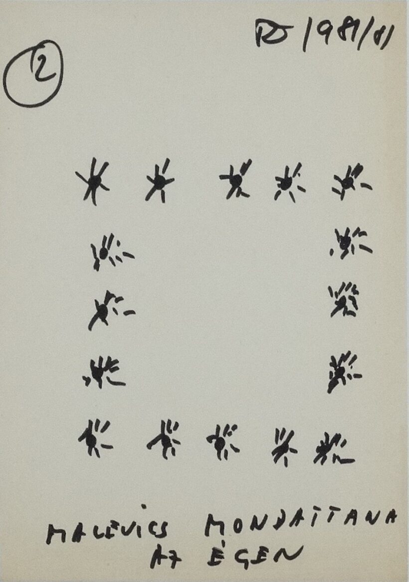 Tandori Dezső (1938 - 2019): Malevics mondattana 1981