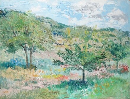 Varga József(1922-2021): Búbánatvölyi kert, 1985