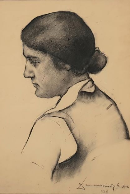 Domanovszky Endre (1907 -1974): Női portré