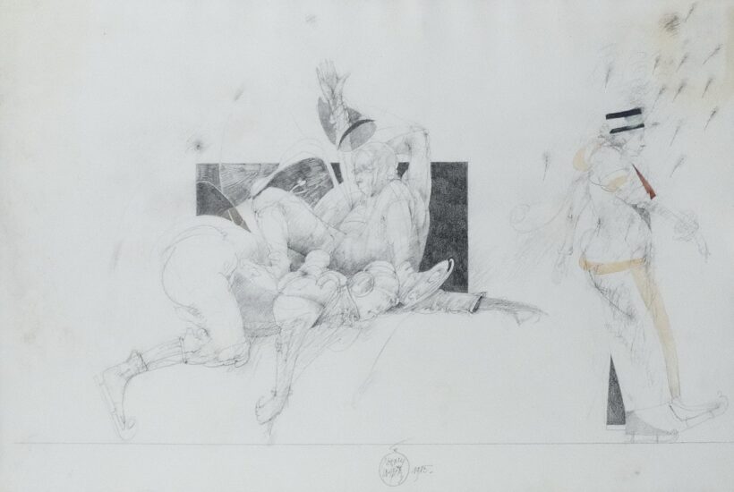Nagy Gábor (1949): Jelenet, 1985