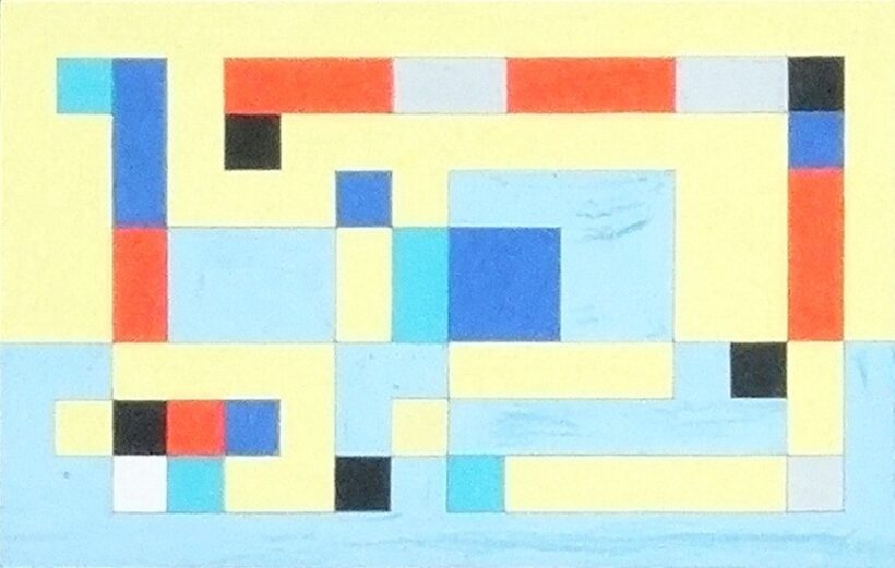 Gyarmathy Tihamér (1915 - 2005) : Térgeometriai tanulmányok 7-8, Művész hagyatékából, 2 alkotás