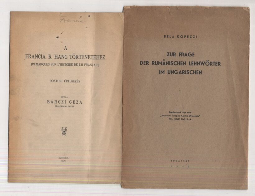Nyelvészet. Vegyes nyelvészeti füzetek, 3 db. Nyelvészet. Vegyes nyelvészeti füzetek, 3 db.