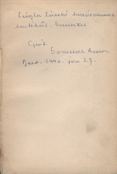 Somssich Andor, gróf Somssich Andor, gróf: Harminc esztendő Bayreuthban. Dedikált példány.