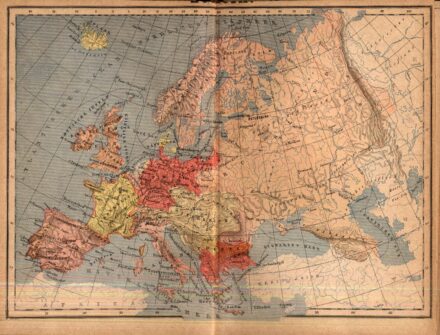Térkép, atlasz. Atlas über sämmtliche Länder der Erde.  Térkép, atlasz. Atlas über sämmtliche Länder der Erde. Mit Spezial-Karten des Deutschen Reiches und von Oesterreich.