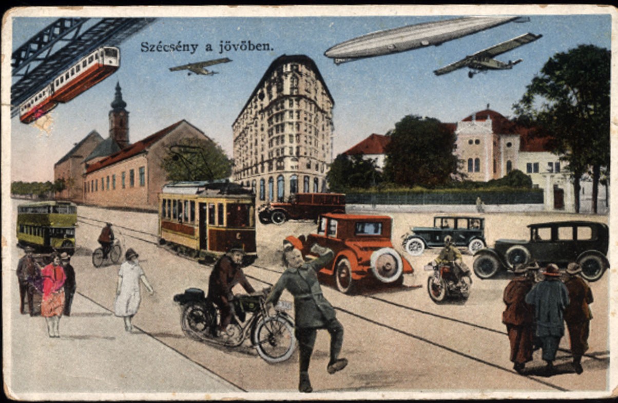 Szécsény a jövőben. Szécsény a jövőben. Fantáziakép a jövőből.