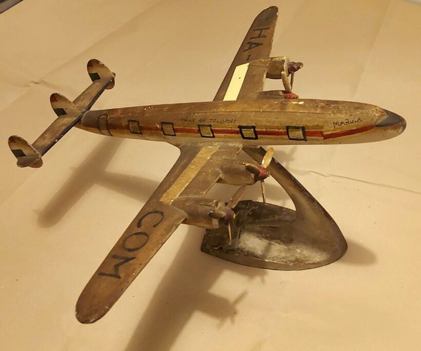 Repülőgép makett. Repülőgép makett. Lockheed L1049H Super Constellation. HA-COM. "Marika"