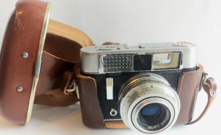 Voigtländer Vito CL fényképezőgép  Voigtländer Vito CL fényképezőgép Pronto LK, Lanthar 2,8/50 lencsével.