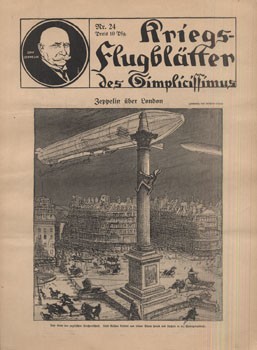 Kriegs-Flugblätter des Simplicissimus. 1914.  Kriegs-Flugblätter des Simplicissimus. 1914. Szórványszámok, 12 db.
10,13, 14, 17, 18, 21-27.