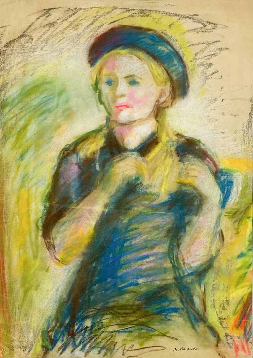 Barta Mária (1897-1969): Kalapos lány