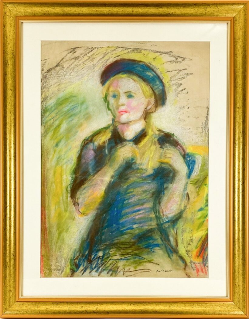 Barta Mária (1897-1969): Kalapos lány - Image 2