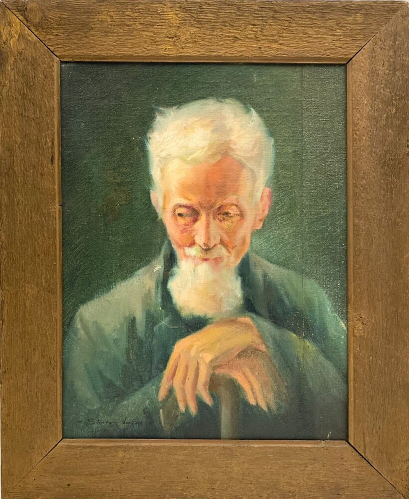 Polczer Lajos (1902-1968): Férfi portré - Image 2