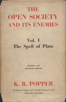 Popper, K(arl) R. Popper, K(arl) R.: The Open Society and Its Enemies: Volume I.The Spell of Plato. Third Edition, Revised.