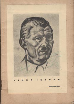Sinka István Sinka István: Az élők félnek. Versek. Első kiadás. Dedikált példány.