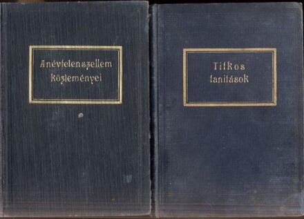 Spiritizmus. (Papp Eszter) Spiritizmus. (Papp Eszter) két művének töredék kötetei.
