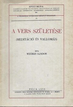 Weöres Sándor  Weöres Sándor művei. Reprint kiadások. 5 db.