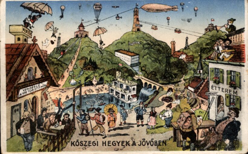 Kőszegi hegyek a jövőben. Kőszegi hegyek a jövőben. Fantáziakép a jövőből.