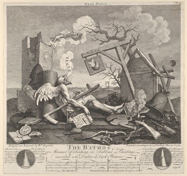 Hogarth, William (1697-1764) Hogarth, William (1697-1764): The Bathos. Rézmetszet. 1764.