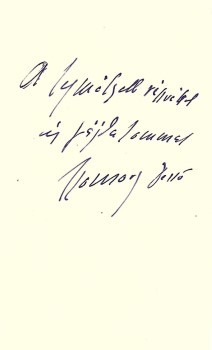 Barcsay Jenő (1900-1988)  Barcsay Jenő (1900-1988) festő, grafikus autográf részvétnyilvánítása.