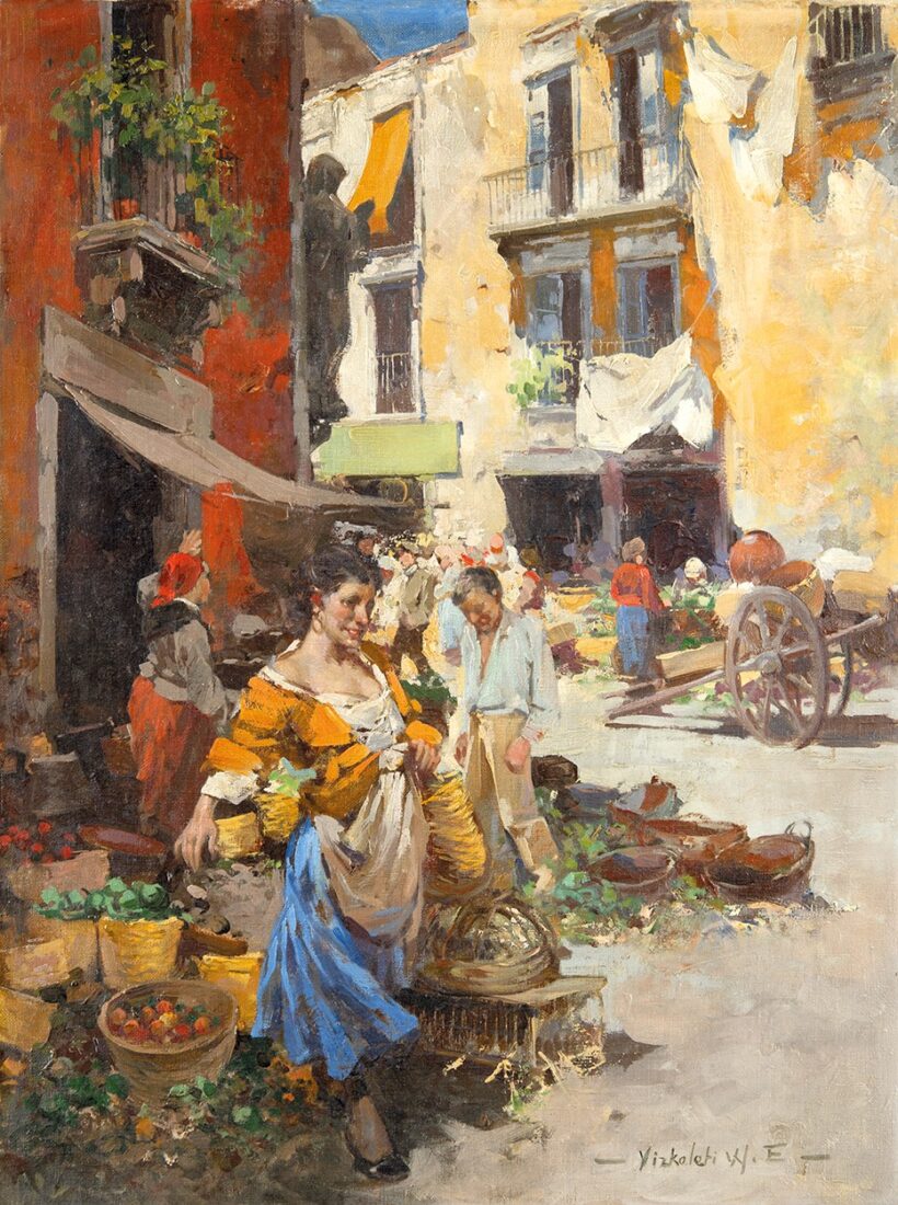 Vízkeleti Witman Etelka (1882-1964): Velencei árus