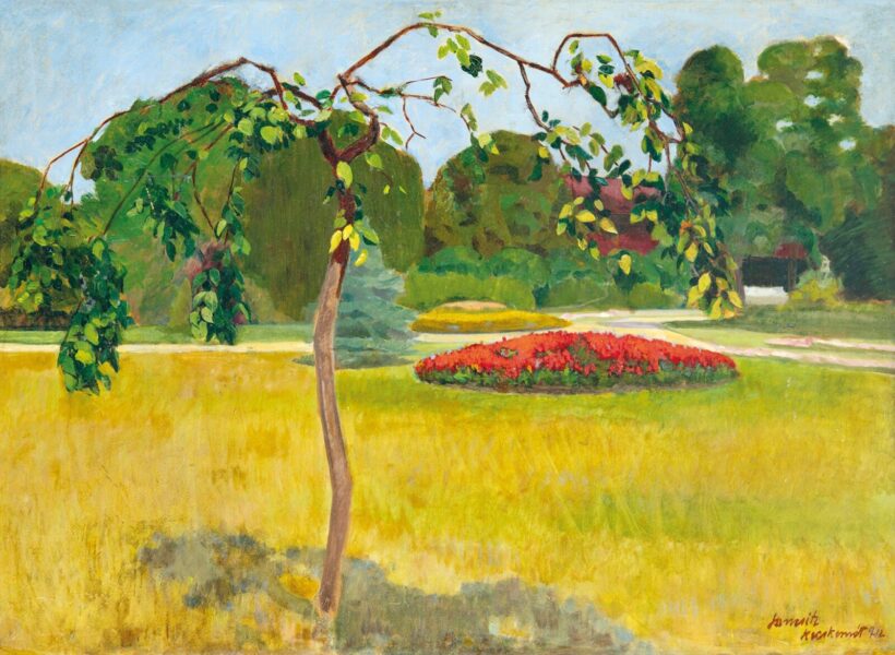 Janesitz Henrik (1889-1947): Kecskeméti műkert, 1912