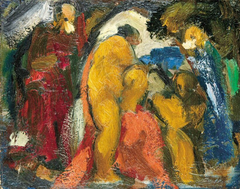 Jándi Dávid (1893-1944): Fürdőzők, 1924