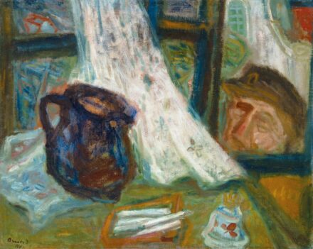 Ámos Imre (1907-1944): Betekintő önarckép, 1941